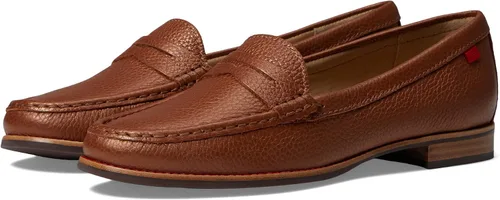 Miniatura 20 de Mocasines Penny de piel auténtica cómodos sin cordones para mujer