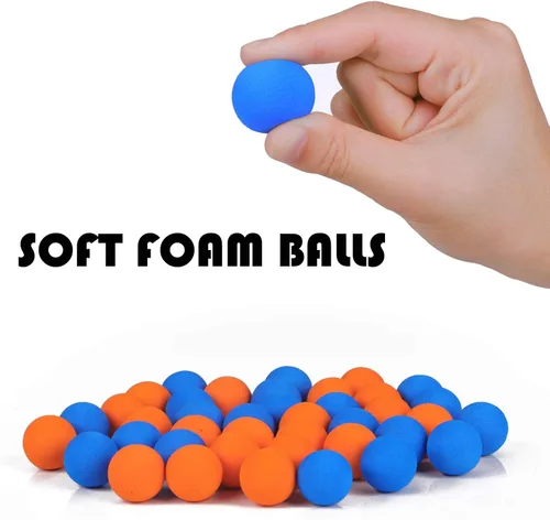 Miniatura 3 de DX DA XIN Bolas de espuma 40 piezas para pistola Air Popper Blaster - Recarga de balas juguetes, balas de repuesto de espuma, balas extra