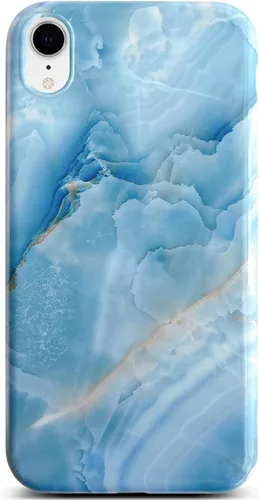 Miniatura 12 de Qokey Funda compatible con iPhone XR, bonito diseño de flores de jardín para niñas y mujeres, patrón mate, suave, ligera, delgada, TPU a prueba