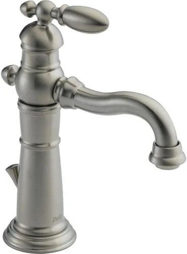 Miniatura 3 de Delta Faucet Grifo de baño victoriano de un solo agujero, grifo de baño de una sola manija cromado, grifo de lavabo de baño, montaje de drenaje