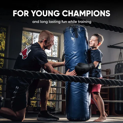 Miniatura 5 de FIGHTR® Guantes de boxeo para niños y más estabilidad Niños y niñas junior Boxeo, MMA, Muay Thai, Kickboxing y Artes Marciales 04 06 oz incl.