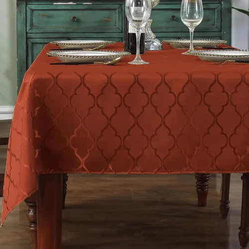 Miniatura 27 de SASTYBALE Servilletas de tela jacquard de 20 x 20 pulgadas, patrón de flores, 4 piezas, sólidas, lavables, cómodas para restaurantes, cenas