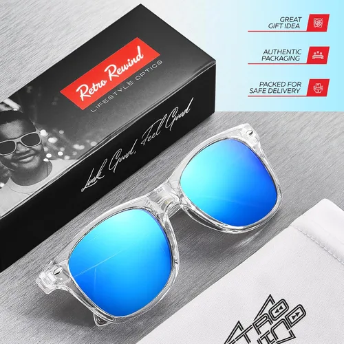 Miniatura 180 de Retro Rewind Lentes de sol para niños y niñas de 3 a 12 años, inastillables, UV400, lentes de sol para niños pequeños