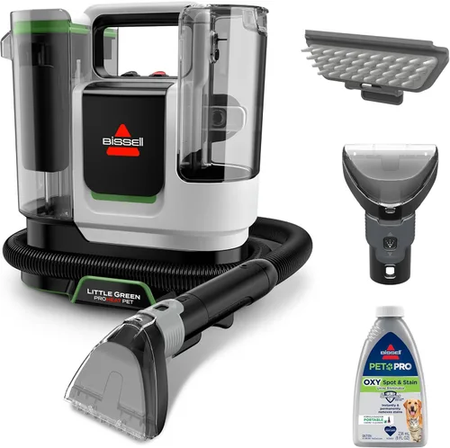 Miniatura 12 de BISSELL® Little Green® Max Pet Limpiador Profundo Portátil para Alfombras y Tapicería, Detallador para Carro/Auto, con Herramienta Autolimpiante