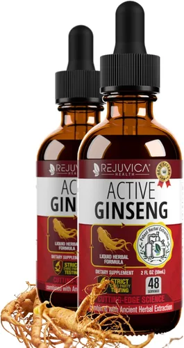 Miniatura 10 de Ginseng activo Panax rojo coreano con Ginsenósidos naturales - Solución líquida avanzada totalmente natural para una absorción 2 veces mayor - Apoya