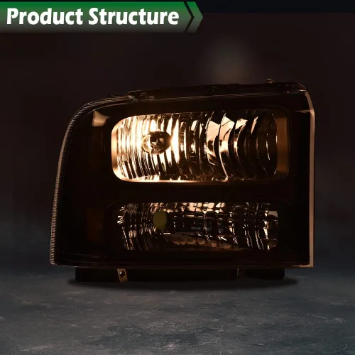 Miniatura 5 de GRAND ORANGE - Juego de faros delanteros, compatible con Ford F250 F350 F450 F550 1999-2004, para Ford Excursion 2000-2004, lado del conductor