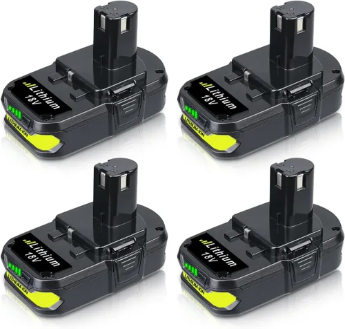 Miniatura 8 de Masione Reemplazo 2P 3.6Ah para batería Ryobi de 18 V de litio compatible con batería Ryobi P108 P102 P103 P104 P105 P107 P109 P122 18 voltios