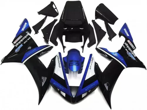 Miniatura 20 de Nardo gris carenado apto para Yamaha 2002 2003 YZF R1 inyección ABS plásticos carrocería kit cuerpo cuerpo cuerpo trabajo YZF-R1 02 03 AGY