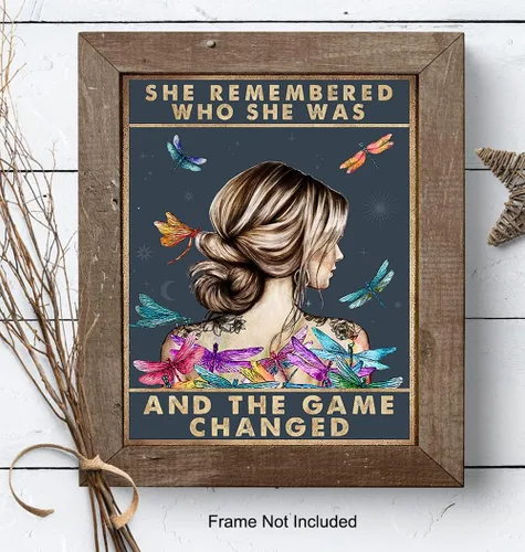 Miniatura 8 de Decoración de pared con citas positivas, regalos de aliento edificantes para mujeres, arte de pared motivacional bohemio, citas inspiradoras, póster