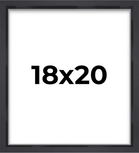 Miniatura 165 de Marco contemporáneo de caja de sombra negra de 14 x 25 pulgadas, profundidad de espacio utilizable, tamaño interior 14 x 25 o 25 x 14 pulgadas