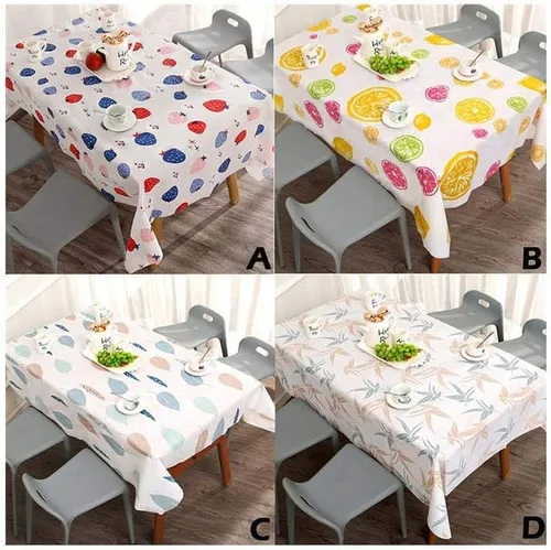 Miniatura 7 de Impermeable y a prueba de aceite mantel para cocina decorativo mesa de comedor cubierta manteles de mesa mantel rectangular Tapete