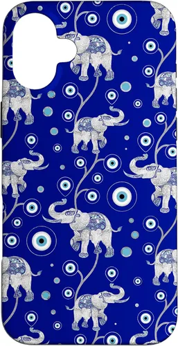 Miniatura 23 de Funda con dije de elefante de mala suerte para iPhone 17