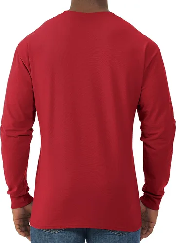 Miniatura 3 de Jerzees Men's Dri-Power Cotton Blend Long Sleeve Tees, Moisture Wicking, Odor Protection, UPF 30+, Sizes S-3x