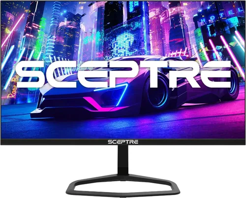 Miniatura 9 de Sceptre Nuevo monitor para juegos de 24.5 pulgadas 240+Hz 1ms DisplayPort x2 HDMI x2 100% sRGB AMD FreeSync Premium Altavoces integrados, negro