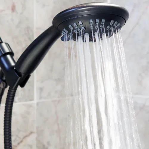 Miniatura 6 de Cabezal de ducha de mano de lujo de 6 funciones - Rociador de lluvia ajustable de alta presión con cabezal de ducha de lluvia de mano extraíble