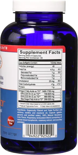 Miniatura 3 de Innate Choice - Cápsulas de aceite de pescado, Omega Sufficiency por Innate Choice, fresa y lima 240 cápsulas