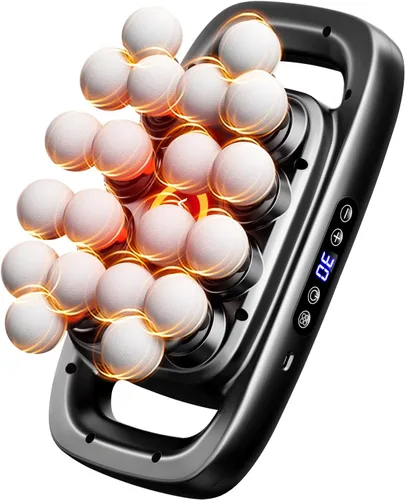 Miniatura 8 de Pistola de masaje de 6 cabezas, masajeador de espalda de tejido profundo, masajeador eléctrico de mano 2026, nuevo modelo para espalda, hombros, S5-6