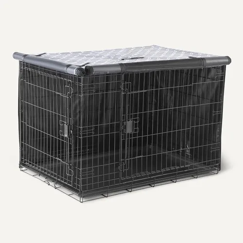 Miniatura 3 de Amazon Basics Funda para jaula de perro para jaula de alambre de 42 pulgadas, cubierta de perrera