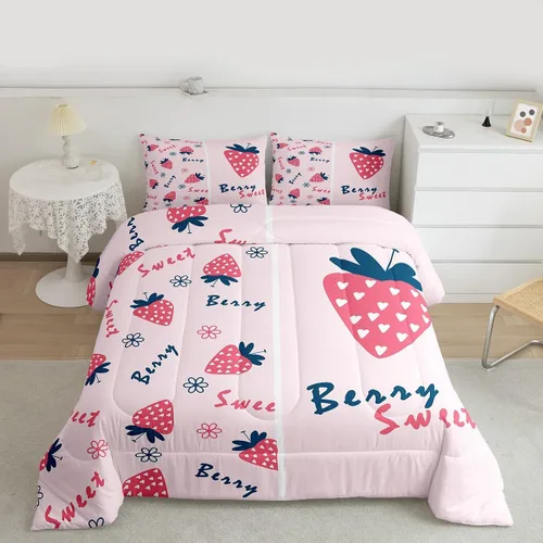 Miniatura 23 de Feelyou Juego de edredón de panda de dibujos animados para niños, edredón de animales lindos para niños y niñas, juego de ropa de cama kawaii panda