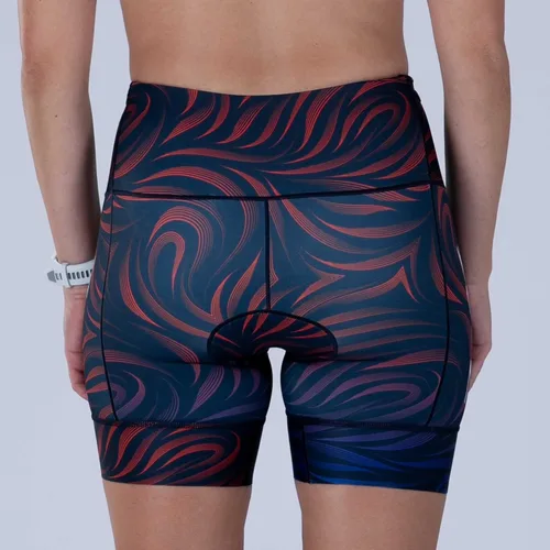 Miniatura 4 de Zoot LTD - Pantalones cortos de triatlón de 6 pulgadas, pantalones cortos acolchados para ciclos de resistencia para natación, ciclismo, correr