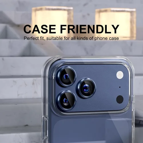 Miniatura 4 de Choiche Compatible para iPhone 17 Pro/iPhone 17 Pro Max Protector de Lente de Cámara, Protector de Pantalla de Cubierta de Cámara de Vidrio Templado