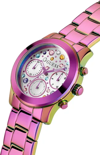 Miniatura 4 de GUESS Ladies 38mm Watch - Silver Tone Strap Silver Dial Silver Tone Case