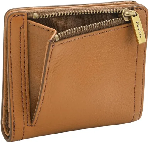 Miniatura 3 de Fossil Logan - Cartera plegable de cuero con bloqueo RFID para mujer