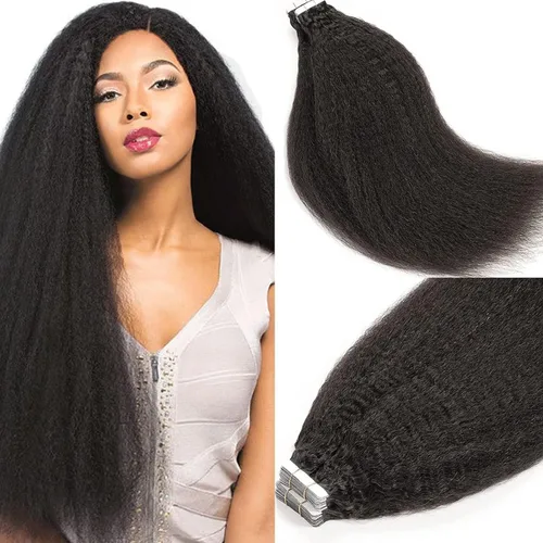 Miniatura 49 de Anrosa Extensiones de cabello humano con punta en I, cabello liso y rizado, 12 pulgadas, negro natural, extensiones de cabello Itip, cabello humano