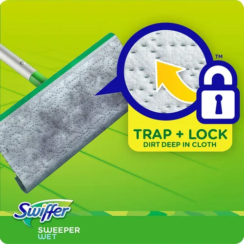 Miniatura 5 de Swiffer Sweeper - Recambio de paño húmedo, color blanco, 64