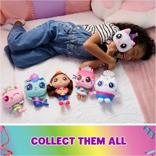 Miniatura 5 de DREAMWORKS GABBY'S DOLLHOUSE, Celebration Series - Peluches Gabby Girl de 9 pulgadas de alto, juguetes para niñas y niños a partir de 3 años
