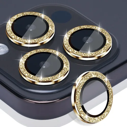 Miniatura 18 de Protector de lente de cámara para iPhone 15 Pro Max, protector de lente de vidrio templado con anillo de aleación de aluminio, compatible con iPhone