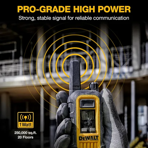 Miniatura 2 de DEWALT DXFRS Walkie Talkie Radio de 2 vías, 1 W