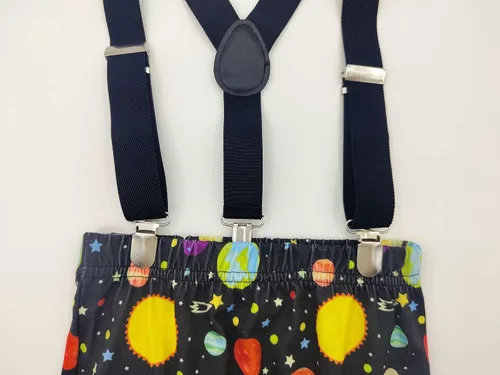 Miniatura 5 de Disfraz de primer cumpleaños espacial para bebé, traje de primer pastel de un año + pantalones cortos, regalo de astronautas