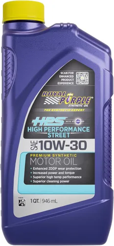 Miniatura 9 de Royal Purple Aceite sintético para motor 36530-6PK HPS 5W-30 con tecnología de aditivos Synerlec, 1 cuarto de galón, caja de 6