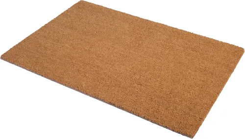 Miniatura 3 de Fab Habitat Felpudo floral extra grueso, tejido a mano, duradero, fibra de coco natural, entrada, puerta delantera, porche, patio, minimalista