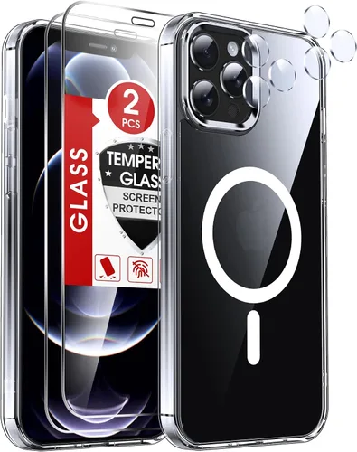 Miniatura 51 de LeYi Funda para iPhone XR: con protector de pantalla X2 + 2 funda para cámara [compatible con MagSafe] Funda protectora magnética i iphoneXR