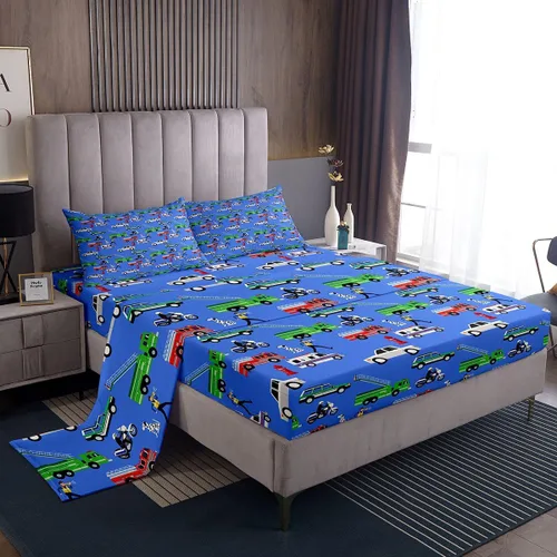 Miniatura 114 de Feelyou Juego de sábanas de béisbol para niños, juego de sábanas con temática deportiva de pelota, tamaño individual, para niños, adolescentes