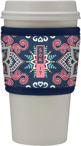 Miniatura 47 de Sok It HotSok Coffee & Tea - Funda de neopreno con aislamiento reutilizable (floral abstracto)