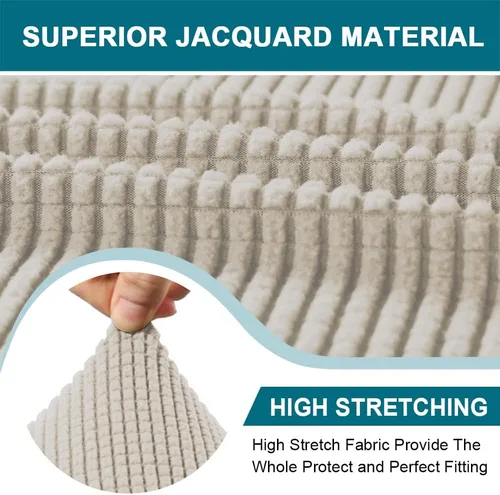 Miniatura 5 de Turquoize Funda para sillón con cojín en forma de T para sala de estar, funda elástica para sofá, funda suave para sillón, fundas de muebles