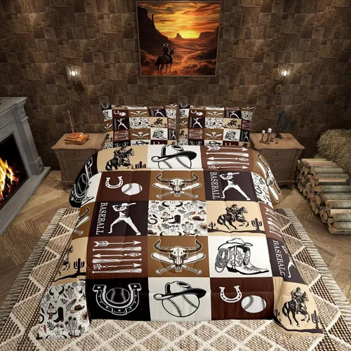 Miniatura 44 de Juego de edredón de caricaturas de autos para adolescentes, juego de ropa de cama de transporte urbano, ropa de cama para decoración del hogar