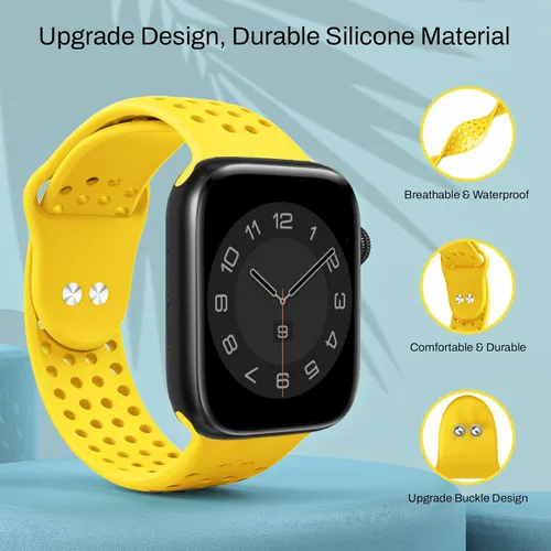 Miniatura 2 de Compatible con Apple Watch Band de 1.496 pulgadas, 1.575 pulgadas, 1.614 pulgadas, 1.654 pulgadas, 1.732 pulgadas, 1.772 pulgadas, S/M M/L, correas