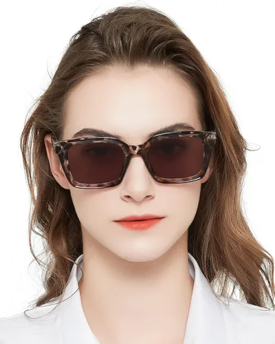 Miniatura 16 de MARE AZZURO Gafas de Lectura para Mujeres con Protección UV Lentes de Sol 50 75 100 125 150 175 200 225 250 275 300 325 350 375 400 (Negro, 1.50)