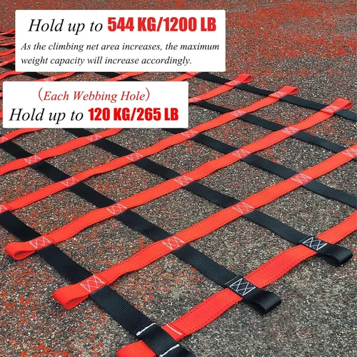 Miniatura 3 de Red de Carga para Escalar, Columpio de Patio de Juegos al Aire Libre, Accesorios de Conjunto de Columpios para Curso de Obstáculos Ninja para Niños