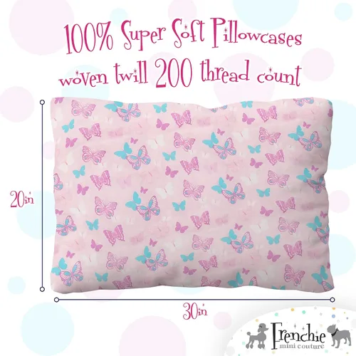 Miniatura 6 de Frenchie Mini Couture Sábanas para moisés, 100% algodón, estrellas azules, 15 x 33 pulgadas, paquete de 2