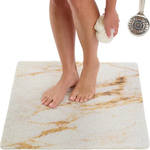 Miniatura 81 de Tapete de ducha antideslizante para bañera - Tapete de baño de lufa para baño - Tapete de baño de 40 x 16 pulgadas - Alfombra de baño antideslizante