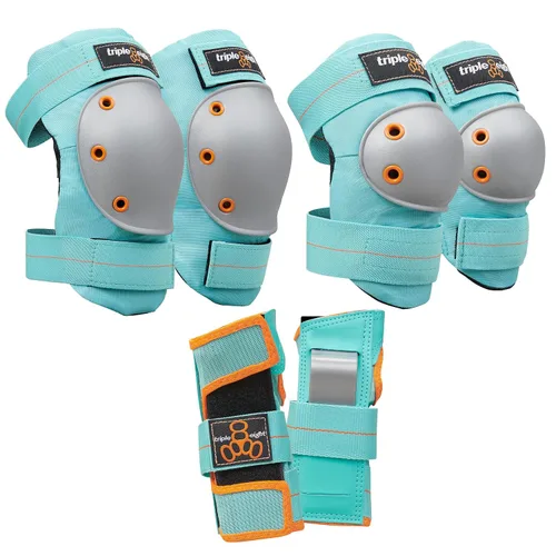 Miniatura 13 de Triple Eight Saver Series - Juego de protectores de rodillas, codos y muñecas (talla S, color negro)