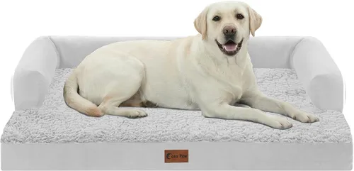Miniatura 26 de Camas Ortopédicas para Perros de Tamaño Grande, Espuma de Celdas Impermeables tipo Huevera, Camas tipo Sofá para Perros Medianos para Jaula 35x22
