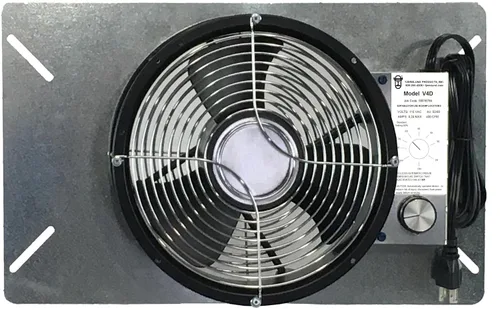 Miniatura 5 de Ventilador Tjernlund modelo Underaire, para reducir la humedad en sótanos, Gris, 1