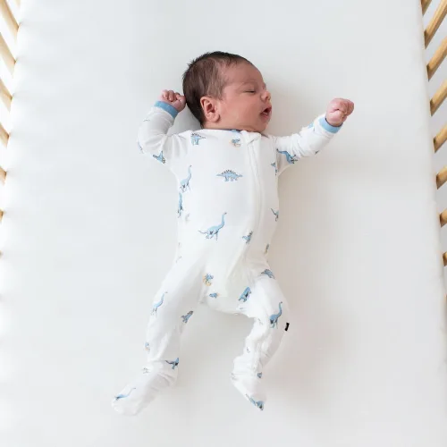 Miniatura 88 de KYTE BABY Pies unisex con cierre de cremallera, rayón hecho de bambú, 0-24 meses