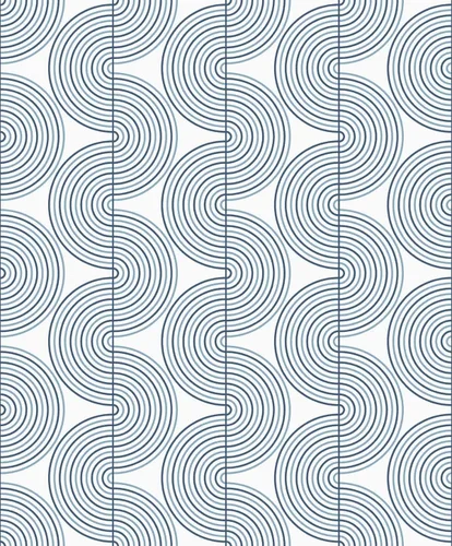Miniatura 11 de NextWall Papel pintado Zen Geometric Peel and Vinyl Stick (Lunar Rock & Metallic Pearl) - Uno